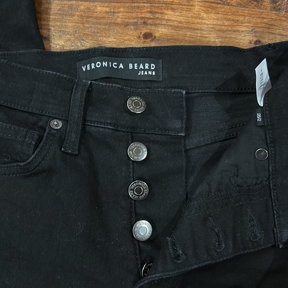Veronica Beard Maera Skinny High Rise Jeans in Onyx Sz26 - Picture 7 of 13